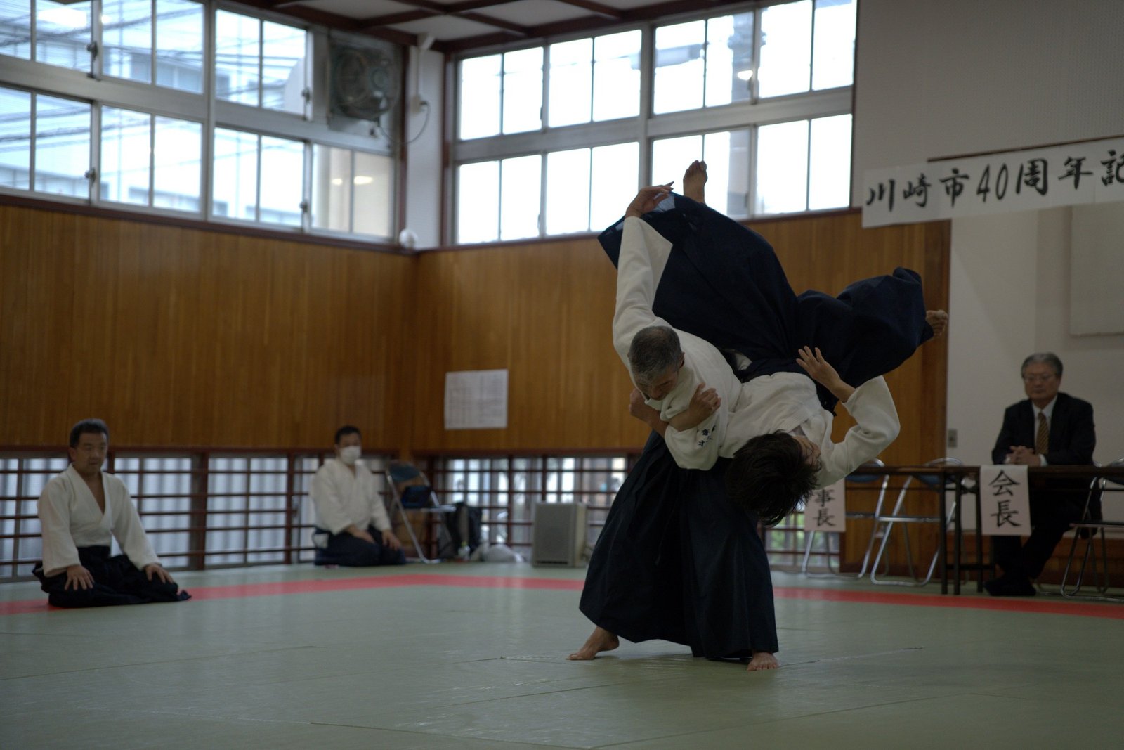 第40回川崎市合気道演武大会での加藤道場の演武